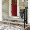 Artisasset Matte Black Outdoor 1st Tier Iron Handrail