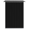 Garden Storage Shed Anthracite Steel 80.3"x52"x73.2"