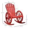 Garden lounge chairs-red