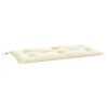 Garden Bench Cushion Cream White 39.4"x19.7"x2.8" Oxford Fabric