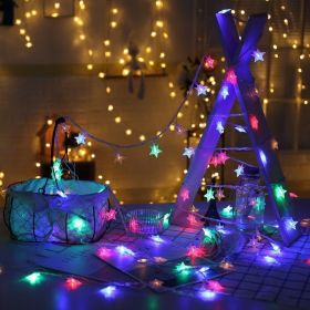 Room layout led lantern flashing string lights starry (Option: Colorful-50M400-Plug in)