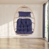 Outdoor Garden Rattan Egg Swing Chair Hanging Chair