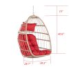 Outdoor Garden Rattan Egg Swing Chair Hanging Chair