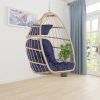 Outdoor Garden Rattan Egg Swing Chair Hanging Chair