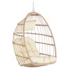 Outdoor Garden Rattan Egg Swing Chair Hanging Chair