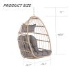 Outdoor Garden Rattan Egg Swing Chair Hanging Chair